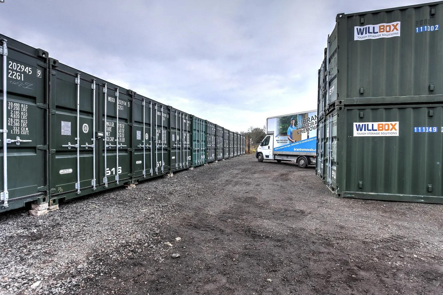 Site Storage Overview Container Hire Site